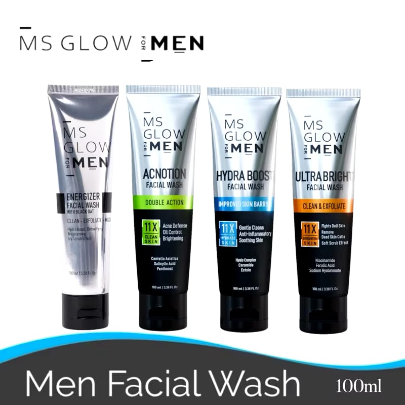 Kosmetika Cantik Indonesia MS Glow For Men Energizer Facial Wash