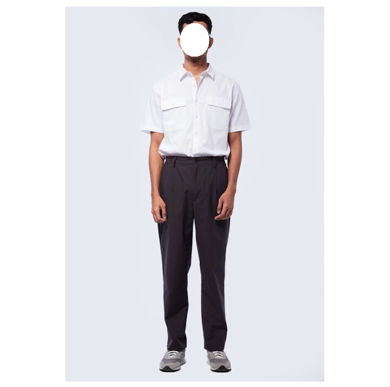The Executive Relaxed Fit Formal Pants Dark Grey 3
