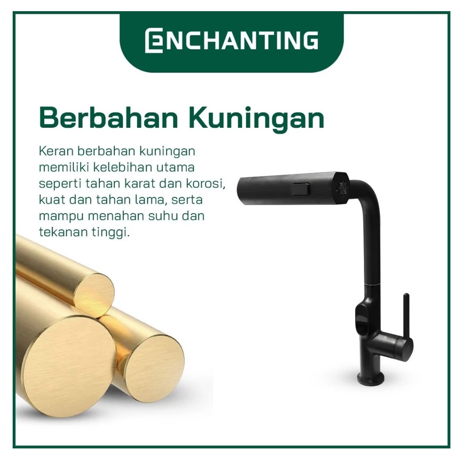 Enchanting Smart Kitchen Faucet Fleksibel Europe E1591 LED Temperature 4
