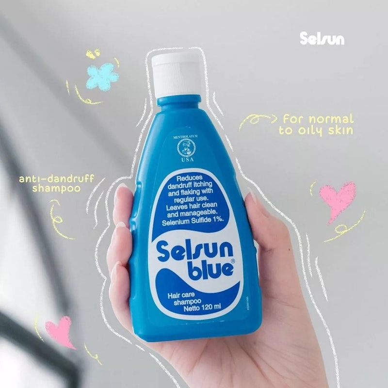 Blue Hair Care Shampoo 3
