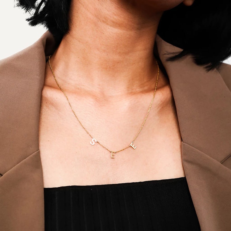 Aurum Lab Kalung Emas 9k The ABC 4
