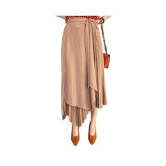 Lausboutique Rok Asymetris Plisket