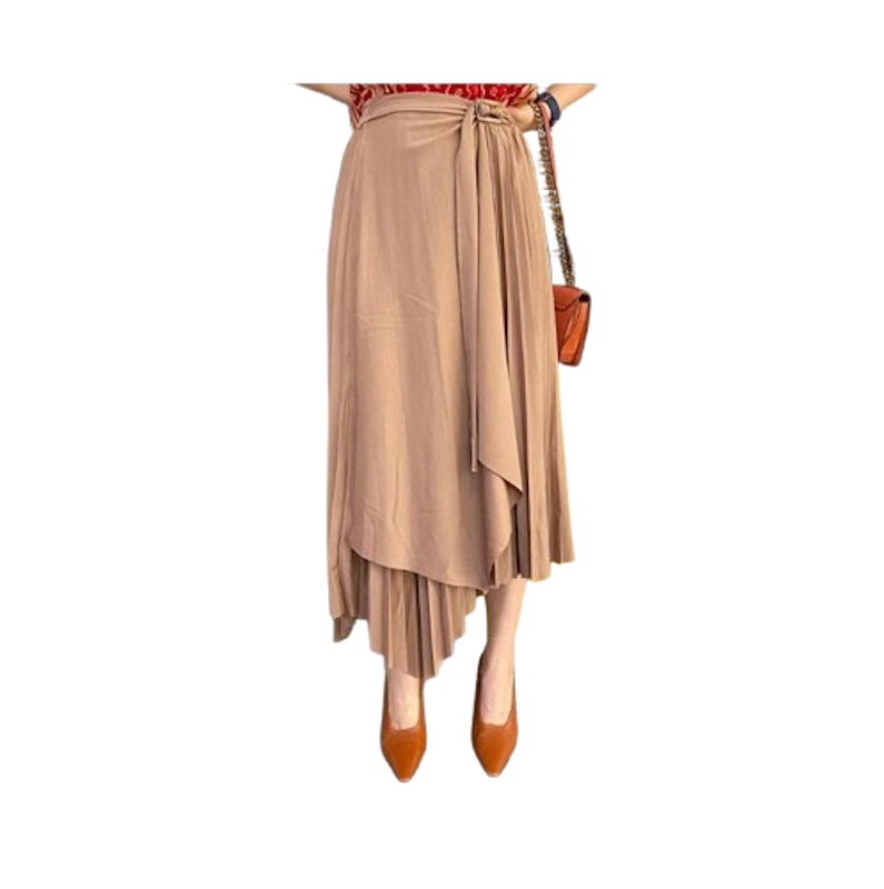 Lausboutique Rok Asymetris Plisket