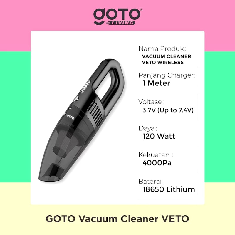 GOTO Veto Vacuum Cleaner Cable 2
