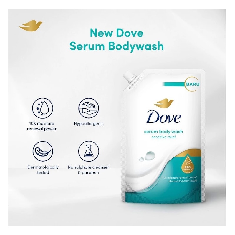 Dove Serum Serum Body Wash Sensitive Relief