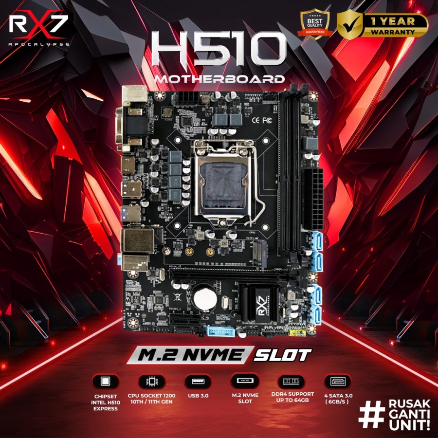  RX7 Apocalypse Motherboard H510