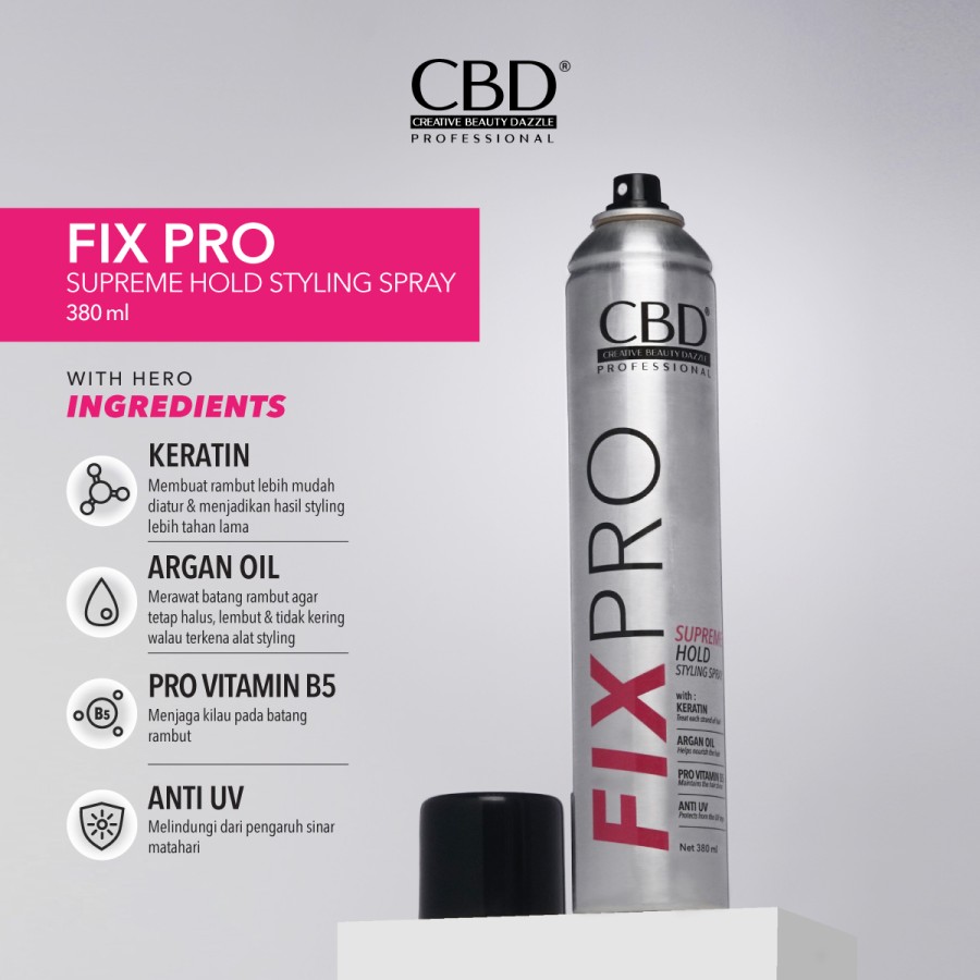 Victoria Care Indonesia CBD Professional  Fix Pro Supreme Hold Styling Spray