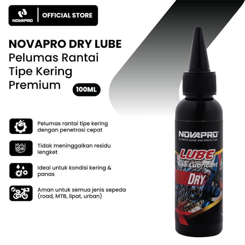 Novapro Lube Bike Lubricant Dry 2