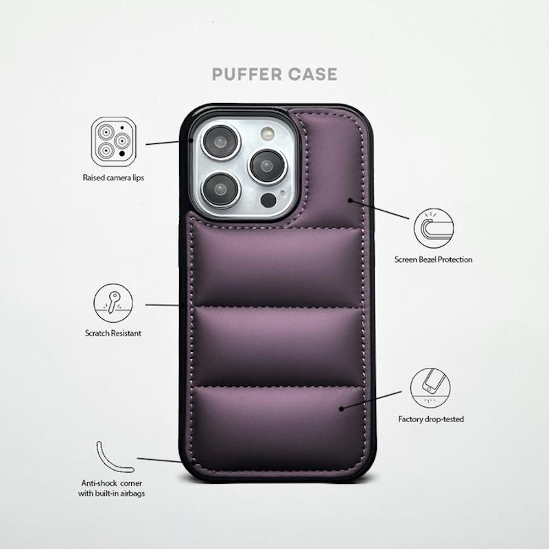 Wandercase Puffer iPhone Case Pine Green 4