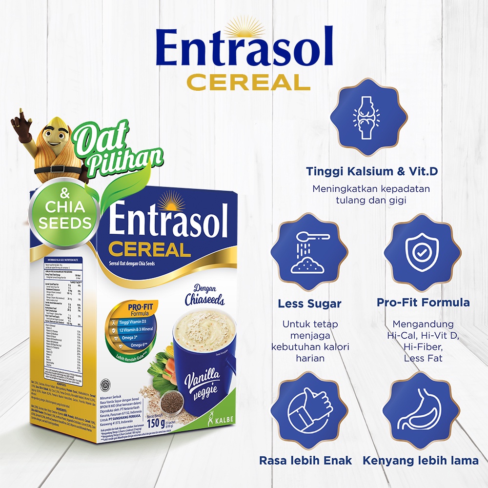 Kalbe Farma Entrasol Cereal Vanilla Veggie
