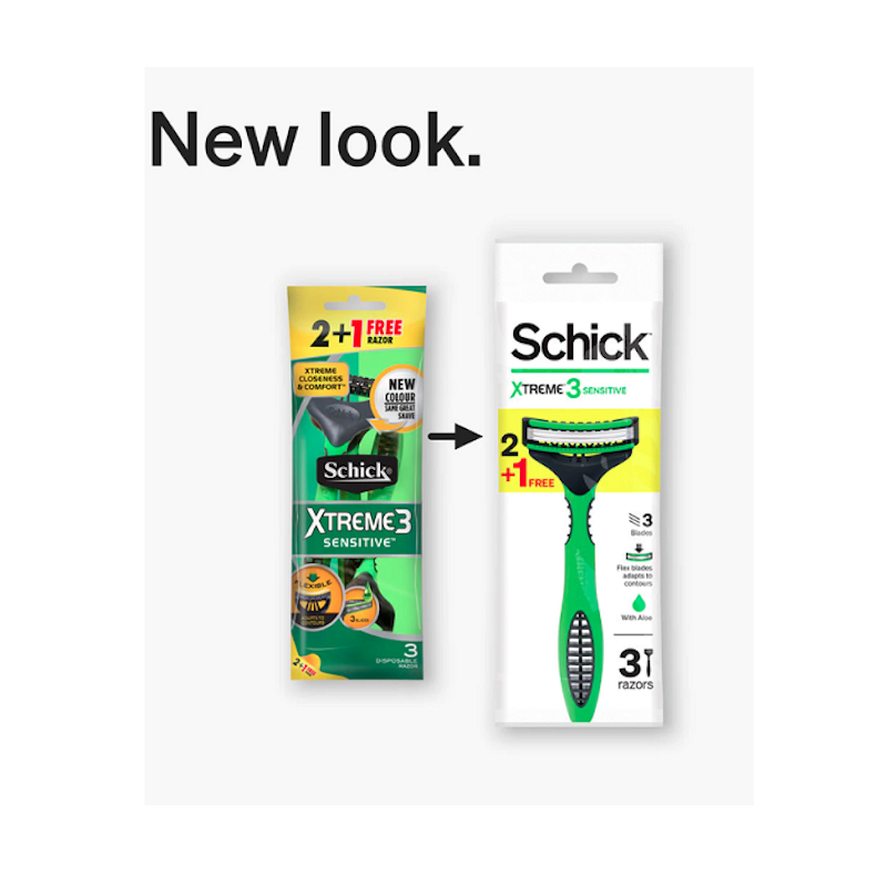 Schick Xtreme 3 Sensitive Disposable Razor 3