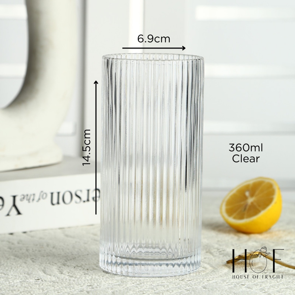 House of Fragile TATSU Gelas Kaca Stripe