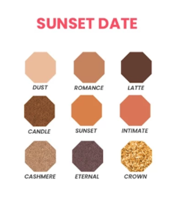 Eyemazing Eyeshadow Palette Sunset Date 2