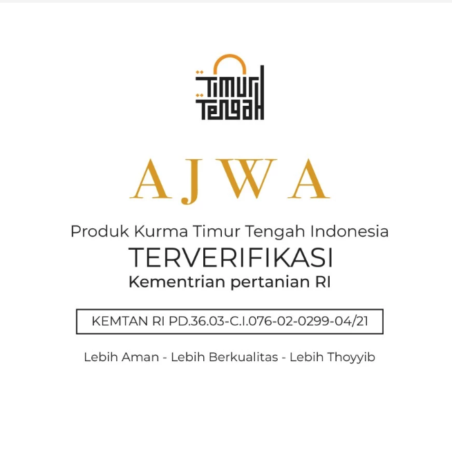 Timur Tengah Ajwa Dates from Paradise Premium 1 kg 2