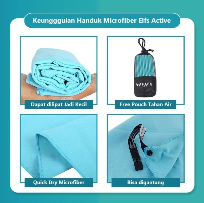 ELFS ACTIVE Handuk Microfiber