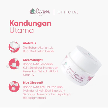 Lavees Cosmedics Luminous Physical Sunscreen  3