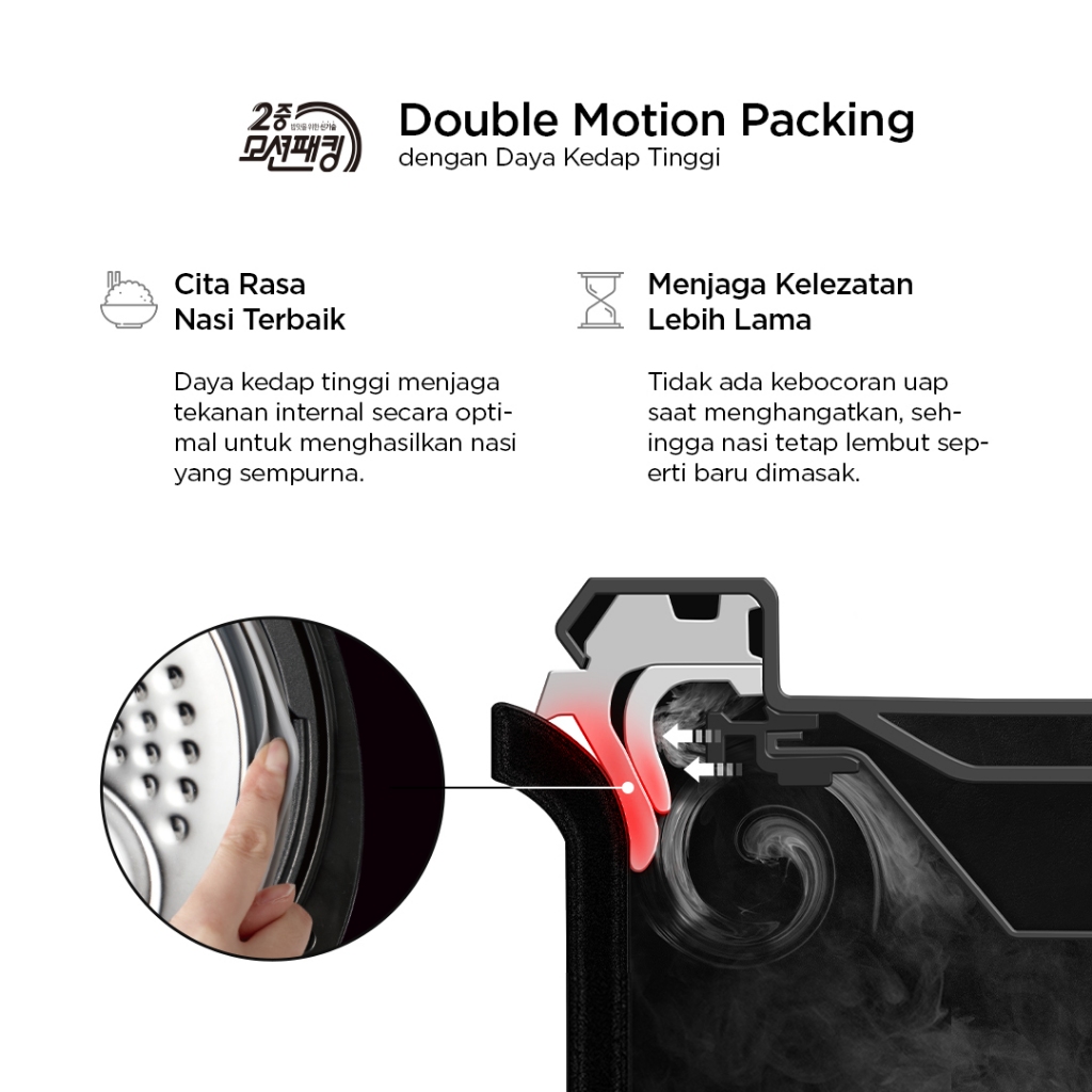  Cuckoo Global Indonesia CUCKOO Twin Pressure Rice Cooker 1.8 L CRP-RT1008F