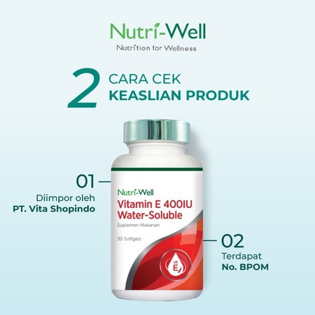 Nutri-Well Nutri-Well Vitamin E 400IU Water Soluble