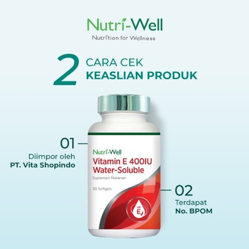 Nutri-Well Vitamin E 400IU Water Soluble 4
