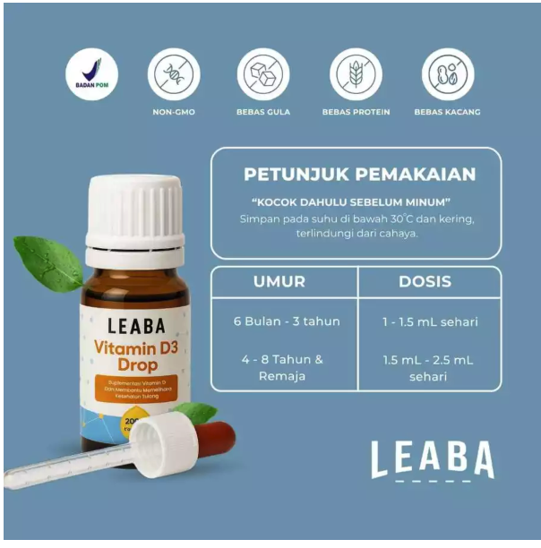 LEABA Vitamin D3 400 IU 2
