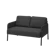 null IKEA GLOSTAD Sofa 2 Dudukan Minimalis Knisa Abu 1