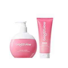 Glad2Glow Creamy Berry Overnight Bright Body Serum