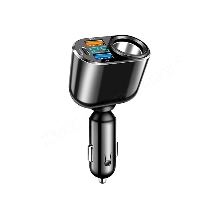 Kivee Car Charger Fast Charging 66W 4-in-1 1