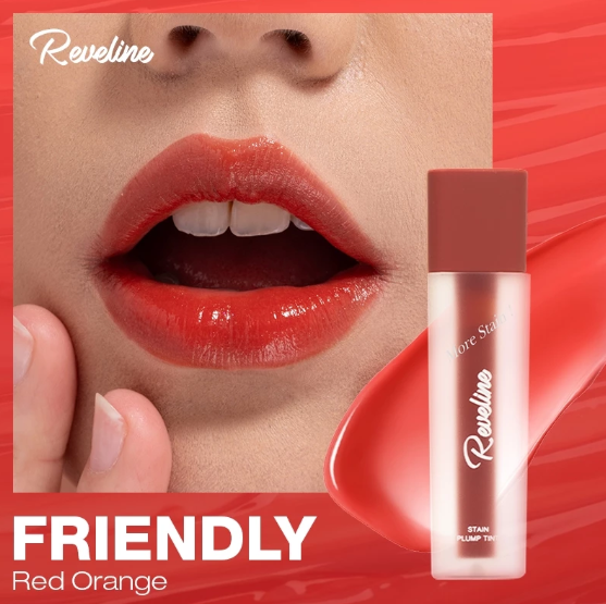 Putri Indah Jaya Group Reveline Liptint Stain Plump Tint Friendly