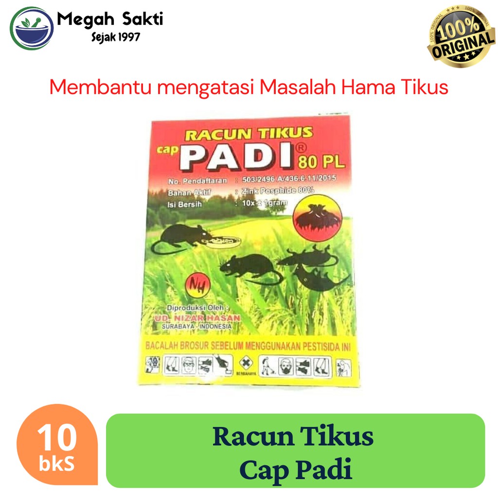 Nizar Hasan Racun Tikus Rodentisida Cap Padi 