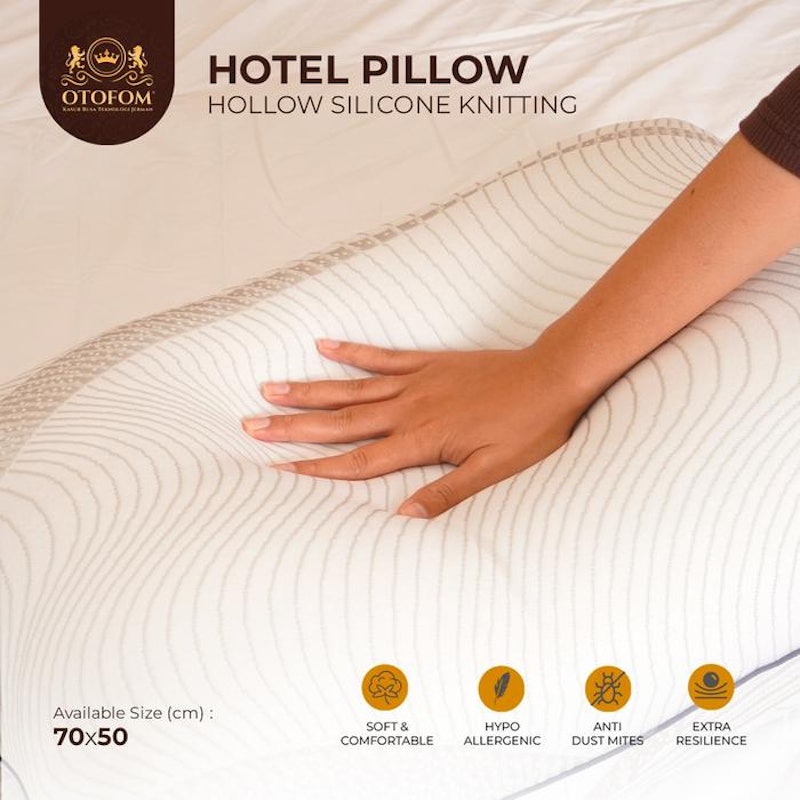 Otofom Bantal Hotel Hollow Silicon Knitting 2