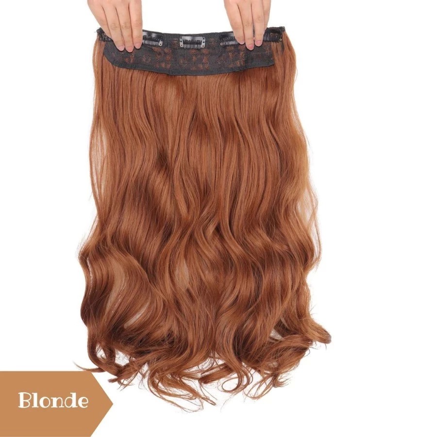  Hair Clip Curly Panjang 60-70 cm Black Curly