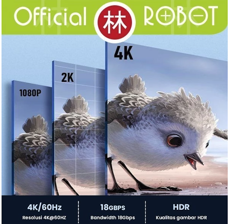 ROBOT Kabel HDMI 4K 4