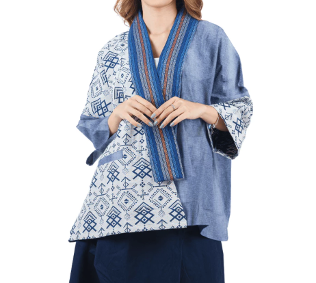 Bhatara Batik Bhatara Batik Blazer Batik Wanita Tatiana