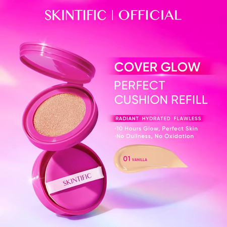 SKINTIFIC Cosmetics SKINTIFIC Cover Glow Perfect Pink Cushion 01 Vanilla