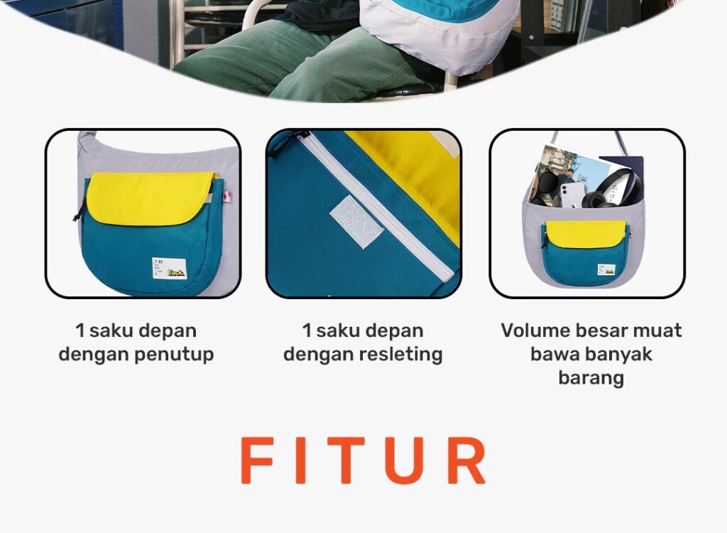 Exciting Uncommon Contrast Kit  EUCK Fuku Sling Bag