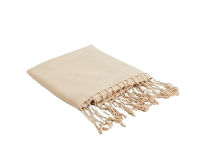 Textured Scarf with Fringes