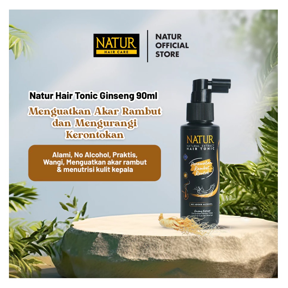 Gondowangi Tradisional Kosmetika Natur Hair Care Natural Extract Hair Tonic Ginseng Extract