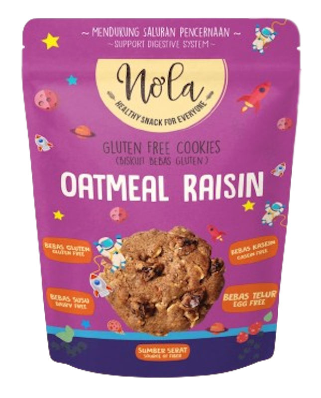 Nola Gluten Free Cookies Oatmeal Raisin 1