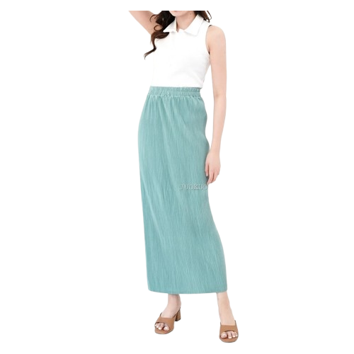 Juoku Rok Span Plisket Lidi