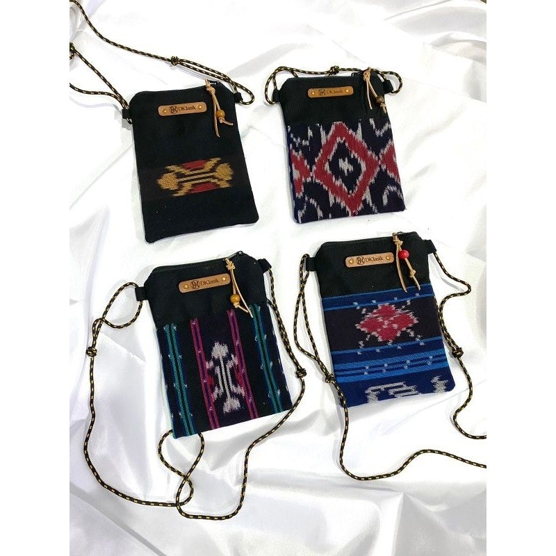 DKLASIK Tas Selempang HP Tenun 5