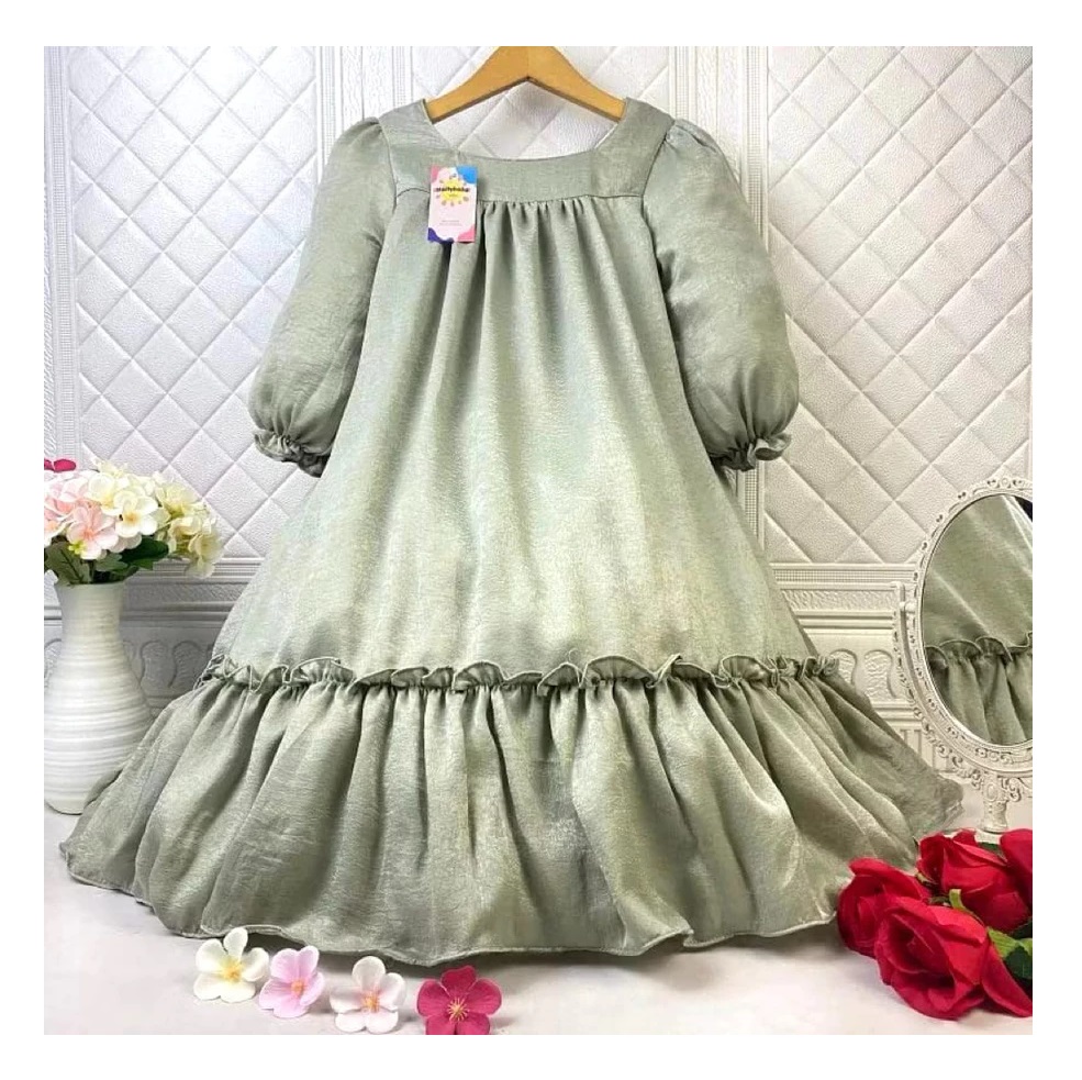 Hallybaba Kids x RICIS MOANA Gamis Anak Perempuan 3