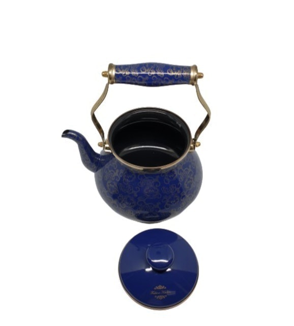 Tea Kettle Lace Blue 2