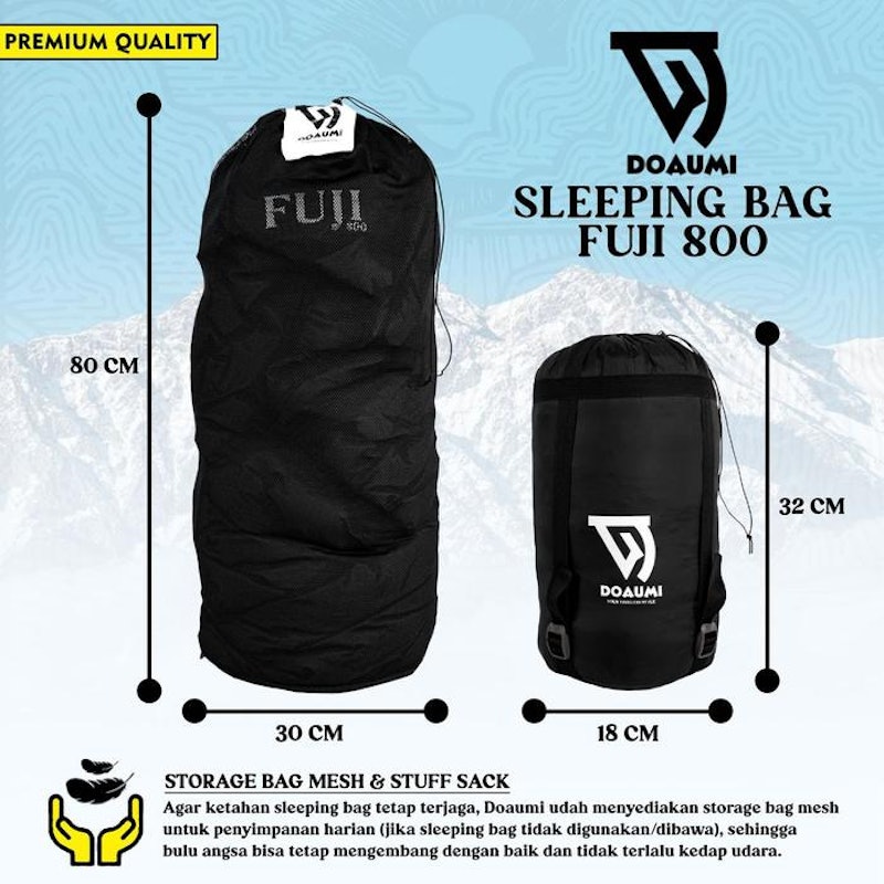 Doaumi Sleeping Bag Ultralight Fuji 800 4