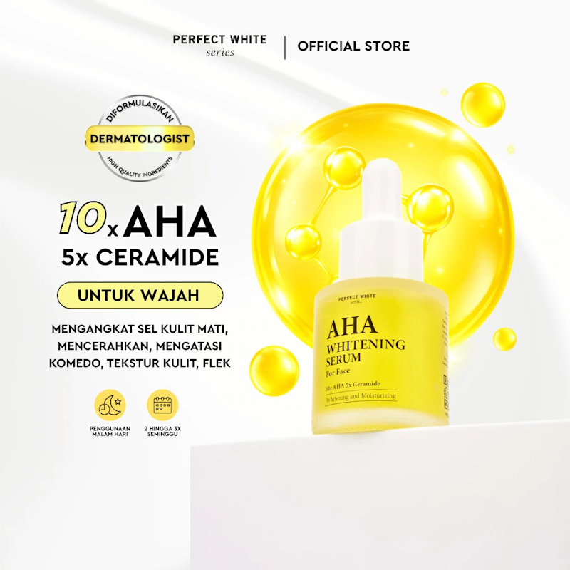 Perfect White AHA Whitening Serum for Face 2