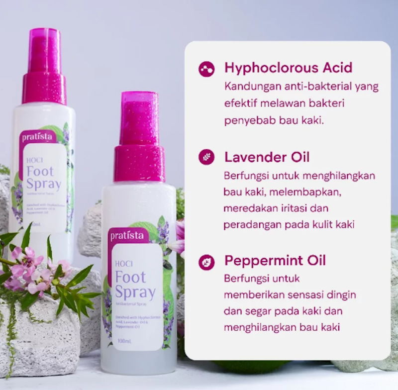 Pratista HOCl Foot Spray 2