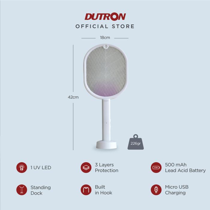 Dutron Raket Nyamuk Mosistrike 3
