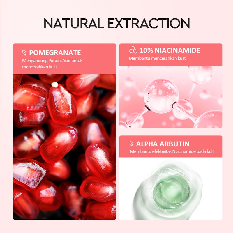Glad2Glow Pomegranate 10% Niacinamide Power Bright Serum 5