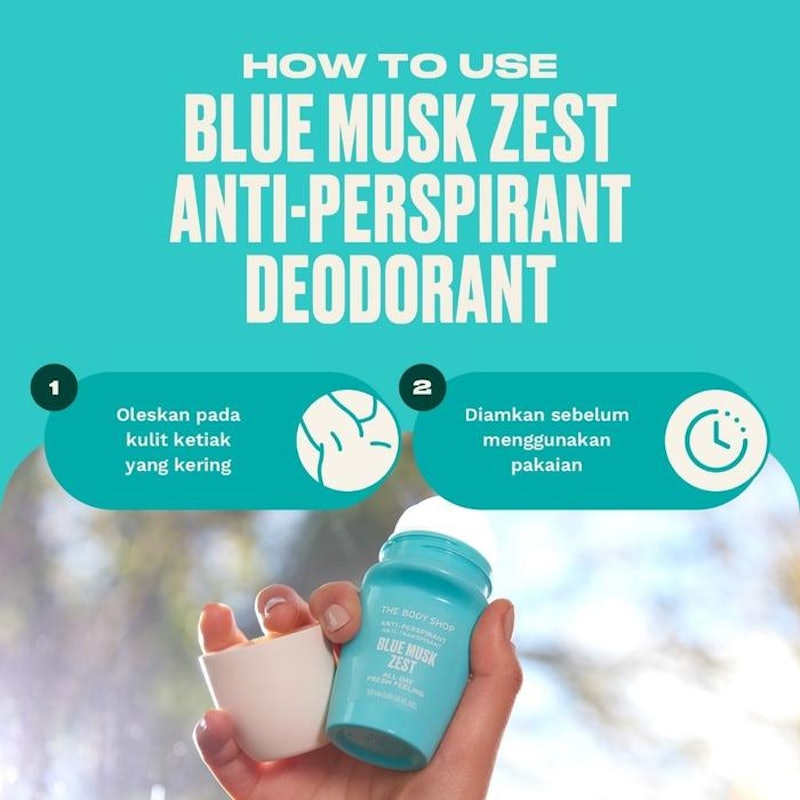 The Body Shop Blue Musk Zest Antiperspirant 4