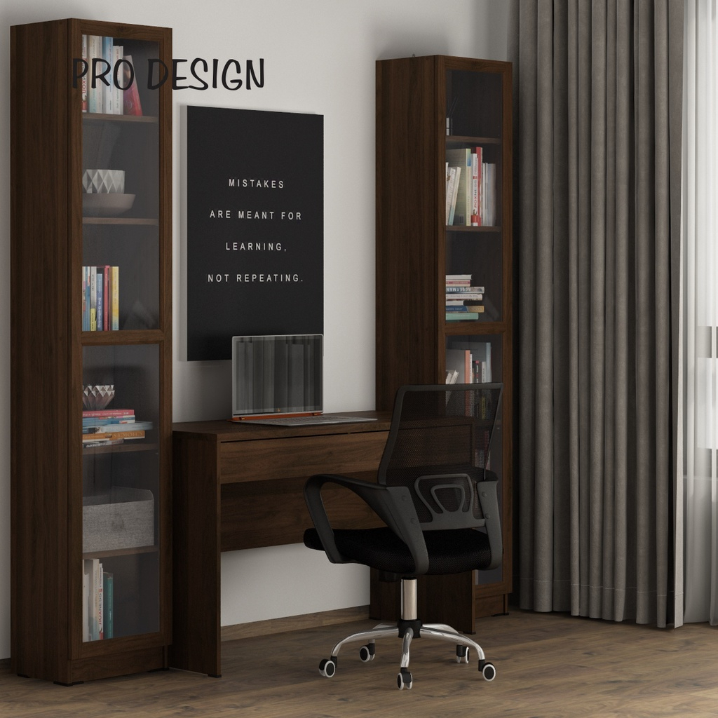 Pro Design Aquila Rak Buku Pintu Kaca