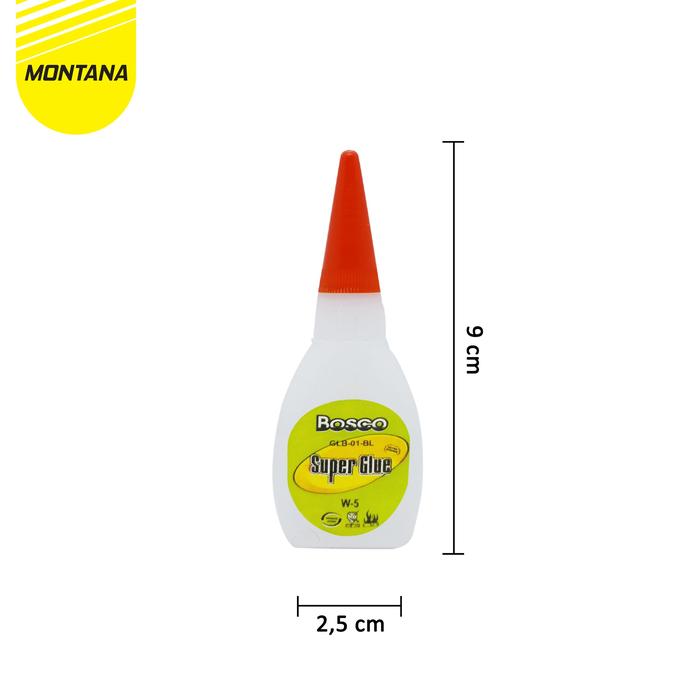 Rekatindo Sukses Abadi Bosco Cyanoacrylate Adhesive GLB-01-BL